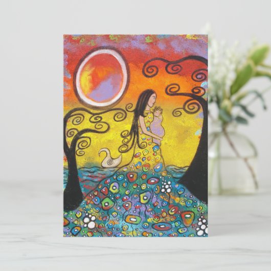 Invitations de douche mère/bébé (Debout devant)