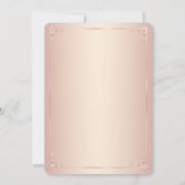 Invitations de douche nuptiale arrondie élégante (Dos)