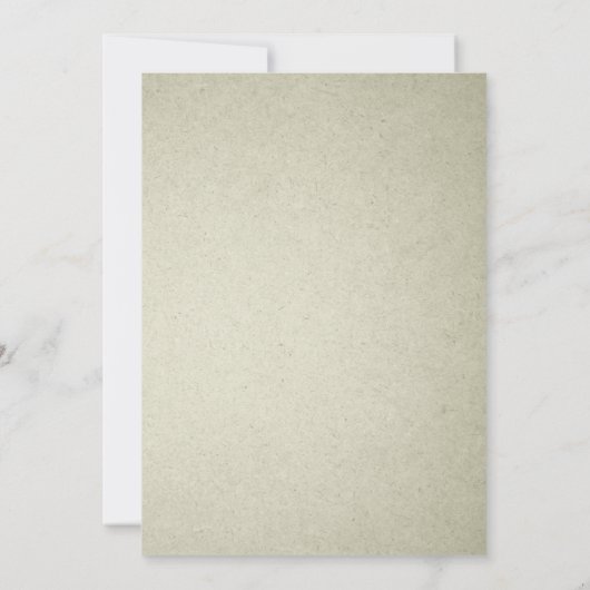 Invitations de douche nuptiale bleu et vert rustiq (Dos)