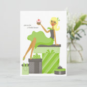 Invitations de douche nuptiale {Blonde Bride} (Debout devant)