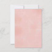 Invitations de douche nuptiale Blush Hydrangea (Dos)