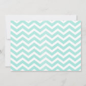 Invitations de douche nuptiale Chevron Zigzag mode (Dos)