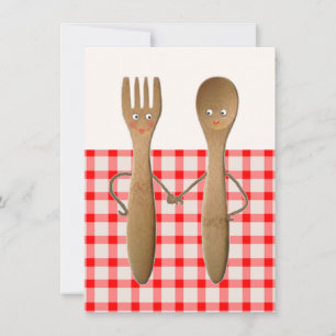 Invitations de douche nuptiale de cuisine