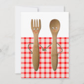 Invitations de douche nuptiale de cuisine (Devant)