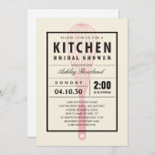 Invitations de douche nuptiale de cuisine (Devant / Derrière)