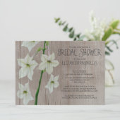 Invitations de douche nuptiale de Jasmin Rustique (Debout devant)