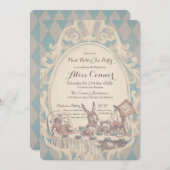 Invitations De Douche Nuptiale De La Fête Du Thé D (Devant / Derrière)