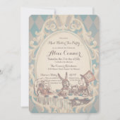 Invitations De Douche Nuptiale De La Fête Du Thé D (Devant)