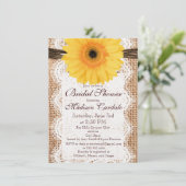 Invitations de douche nuptiale de la marguerite de (Debout devant)