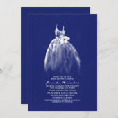 Invitations de douche nuptiale de la marine mariag (Devant / Derrière)