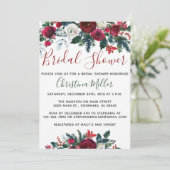 Invitations de douche nuptiale de Noël - Fêtes (Debout devant)