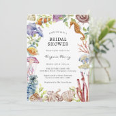 Invitations de douche nuptiale de plage (Debout devant)