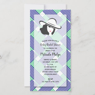 Invitations de douche nuptiale du grand Casquette