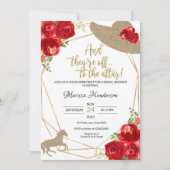 Invitations de douche nuptiale du Kentucky Derby (Devant)