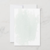 Invitations de douche nuptiale Dusty Blue Eucalypt (Dos)