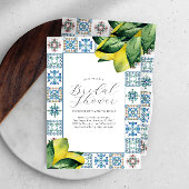 Invitations de douche nuptiale Elégante Carrelage