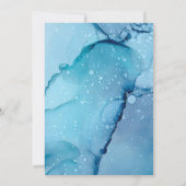 Invitations de douche nuptiale Ethereal Wave V07 (Dos)