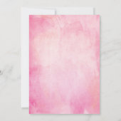 Invitations de douche nuptiale flamingle (Dos)