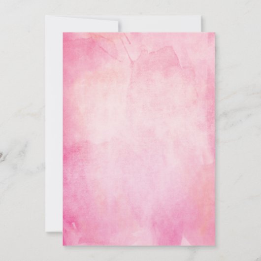 Invitations de douche nuptiale flamingle (Dos)