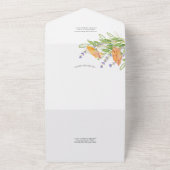 Invitations de douche nuptiale Fleurs sauvages d'a (Dehors)