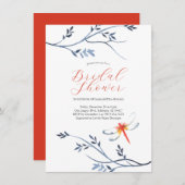 Invitations de douche nuptiale Garden Party (Devant / Derrière)