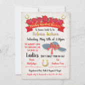 Invitations de douche nuptiale Gold Foil Derby (Devant)