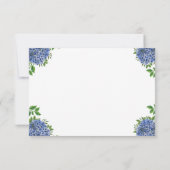 Invitations De Douche Nuptiale Hydrangea Avec Enve (Dos)