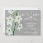 Invitations de douche nuptiale Jasmine (Devant)