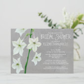 Invitations de douche nuptiale Jasmine (Debout devant)