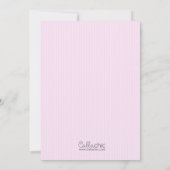 Invitations de douche nuptiale Lilac (Mariage Gown (Dos)