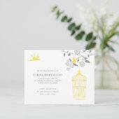 Invitations de douche nuptiale Marigold (Debout devant)