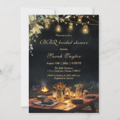 Invitations de douche nuptiale modifiables avec ba (Devant)