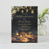 Invitations de douche nuptiale modifiables avec ba (Debout devant)