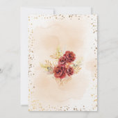 Invitations de douche nuptiale moins chères (Dos)