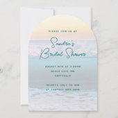 Invitations de douche nuptiale Ocean Sunrise (Devant)