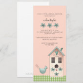 Invitations de douche nuptiale ou événement de Gar (Devant / Derrière)