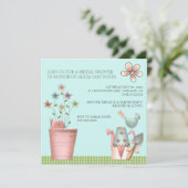 Invitations de douche nuptiale ou événement de Gar (Debout devant)