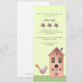 Invitations de douche nuptiale ou événement de Gar (Devant / Derrière)