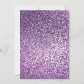Invitations de douche nuptiale Parties scintillant (Dos)