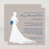 Invitations de douche nuptiale - Personnalisé (Devant / Derrière)