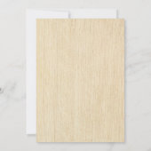 Invitations de douche nuptiale Pine Cone (Dos)