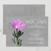 Invitations de douche nuptiale Plantes (Devant / Derrière)