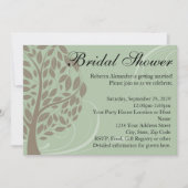 Invitations de douche nuptiale Recyclé Green Eco T (Devant)