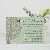 Invitations de douche nuptiale Recyclé Green Eco T (Debout devant)