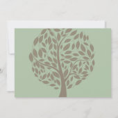 Invitations de douche nuptiale Recyclé Green Eco T (Dos)