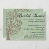 Invitations de douche nuptiale Recyclé Green Eco T (Devant / Derrière)