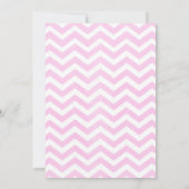 Invitations de douche nuptiale Retro Chevron (Dos)