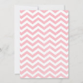 Invitations de douche nuptiale Retro Chevron Zigza (Dos)