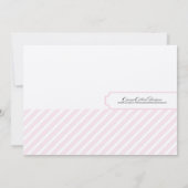Invitations de douche nuptiale rose (Dos)
