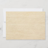 Invitations de douche nuptiale Rustique Pine Cône (Dos)